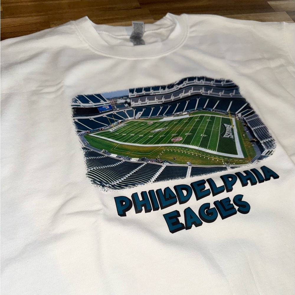 PHILADELPHIA EAGLES Stadium White Sweatshirt, Unisex